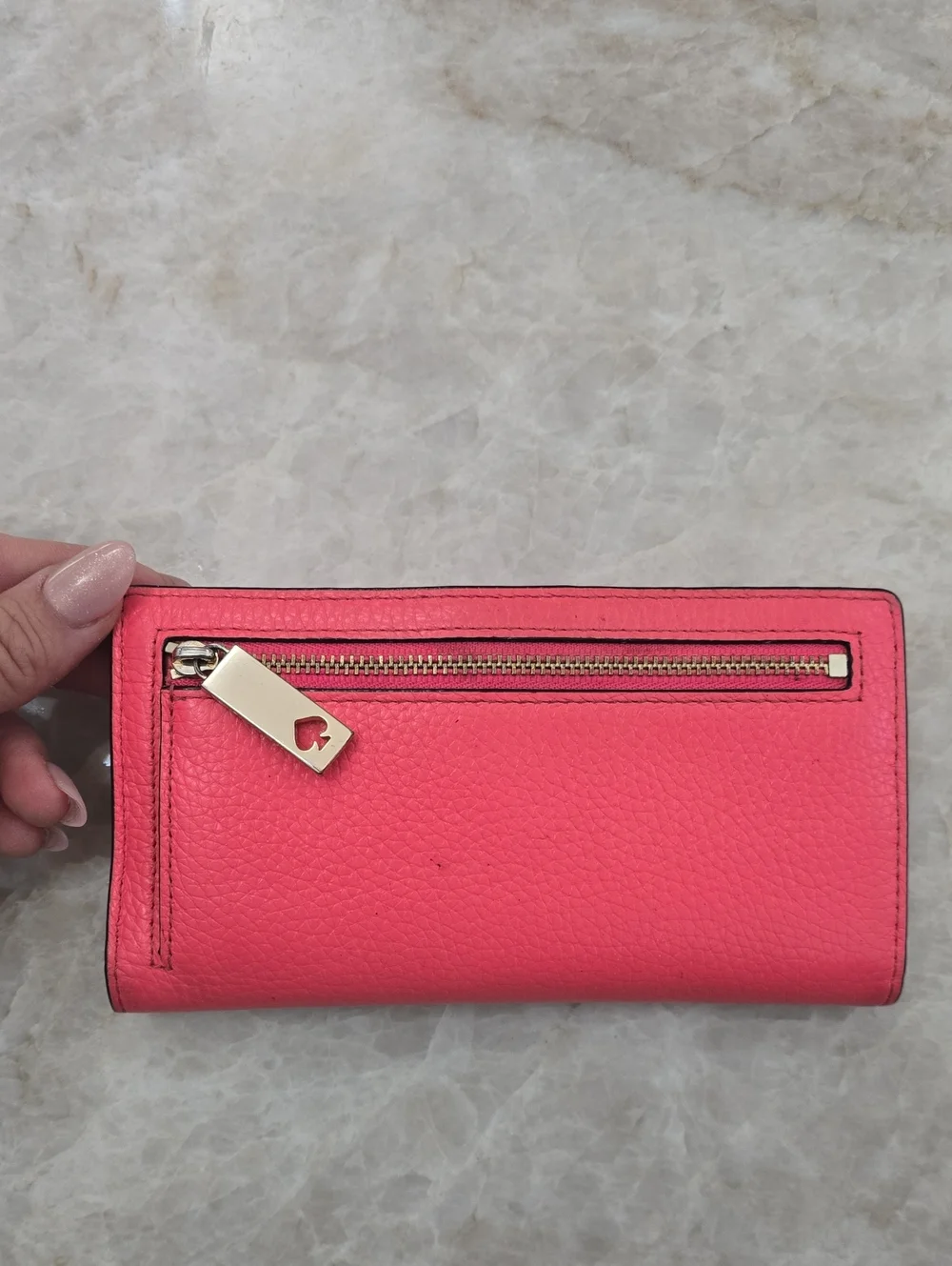 kate spade Pebbled Leather Continental Wallet